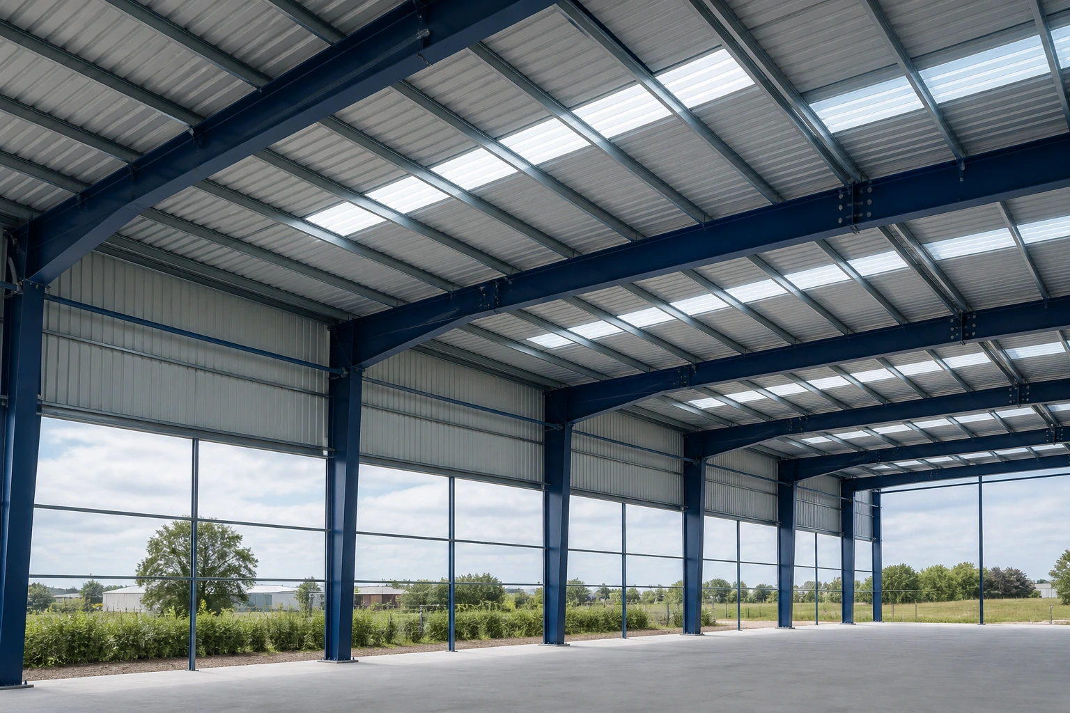 Custom steel structure